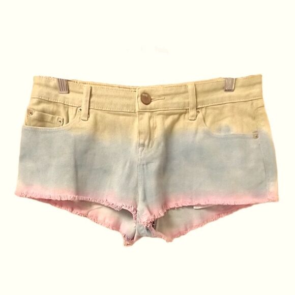 NWOT BDG Multi- Color Super Shortie Shorts - Picture 1 of 8